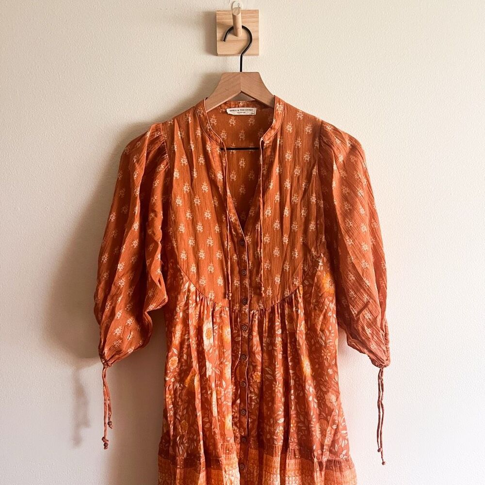 Spell &The Gypsy Utopia Short Sleeve Dress Size XXS - Picture 6 of 9